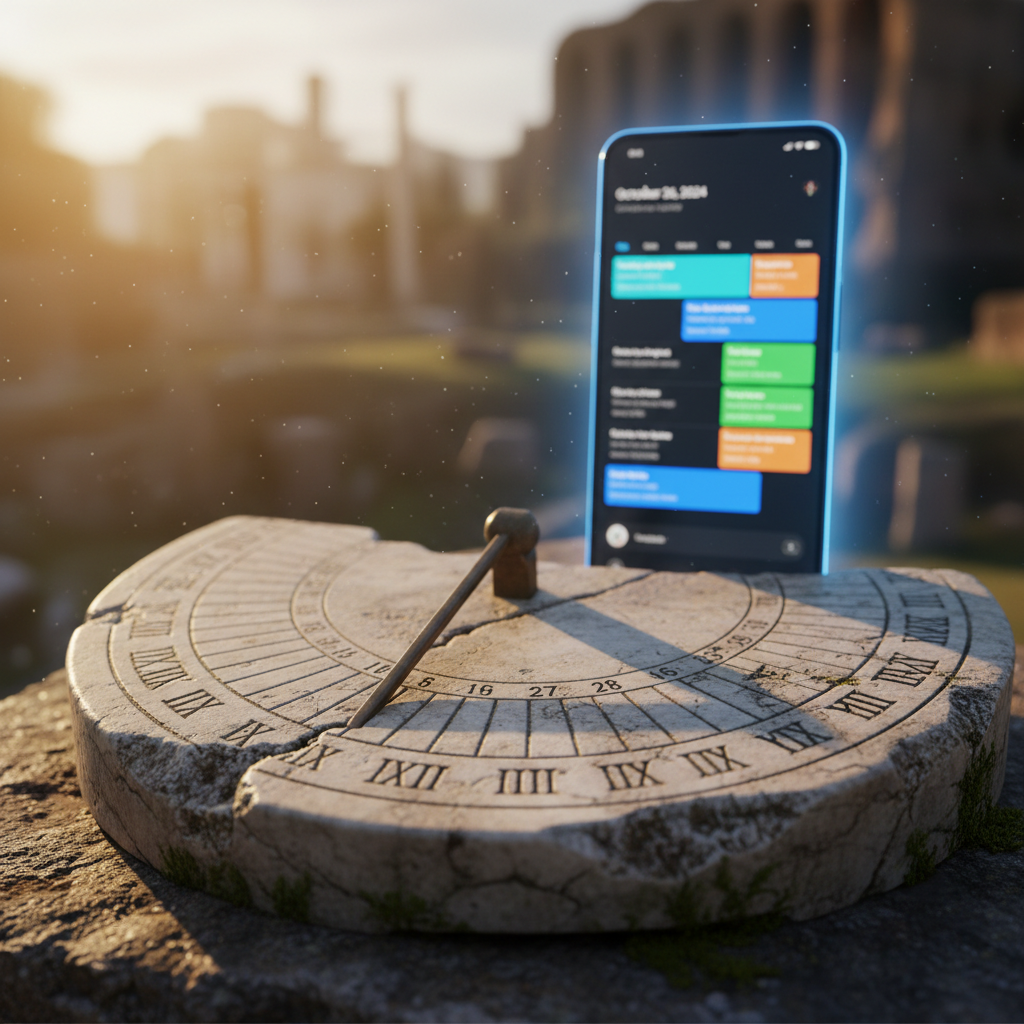 Koledar nekoč in danes - Ilustrativna slika