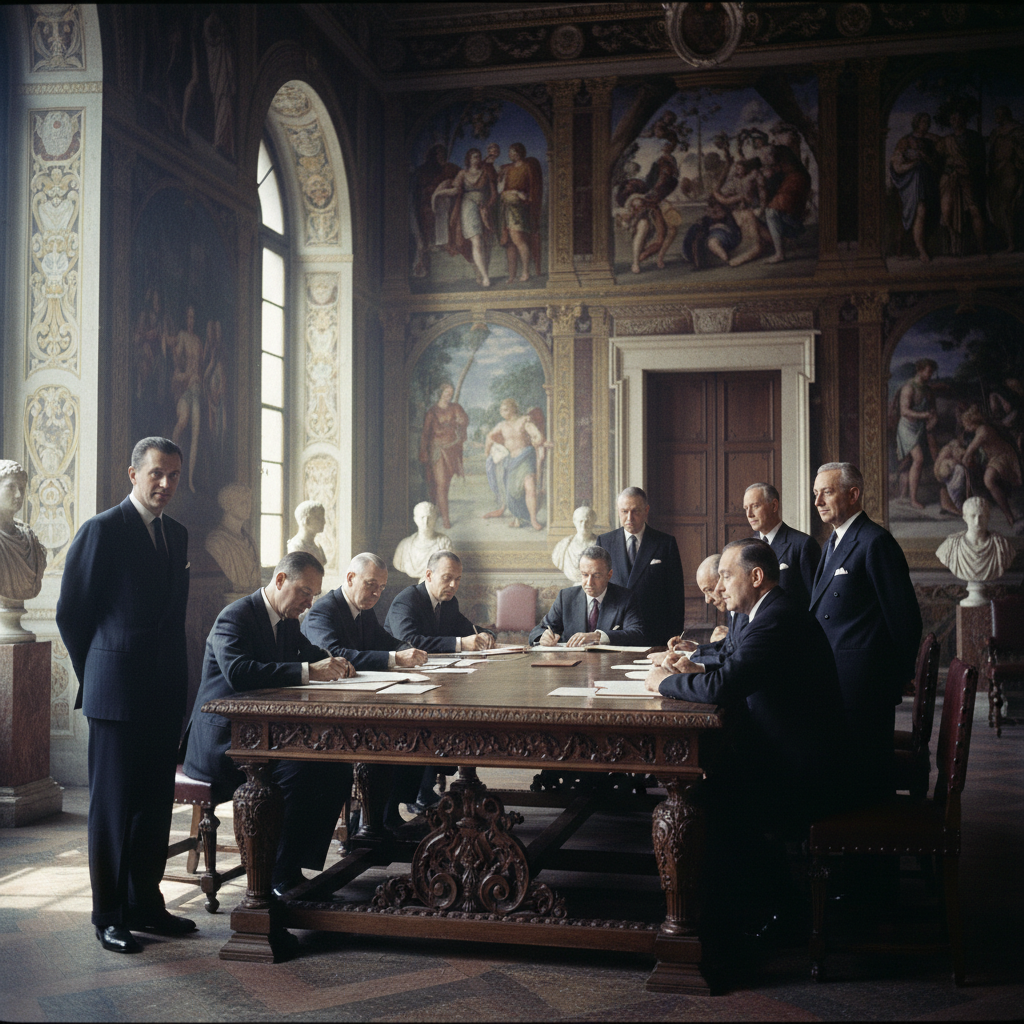 Podpis Rimske pogodbe postavil temelje Evropske unije