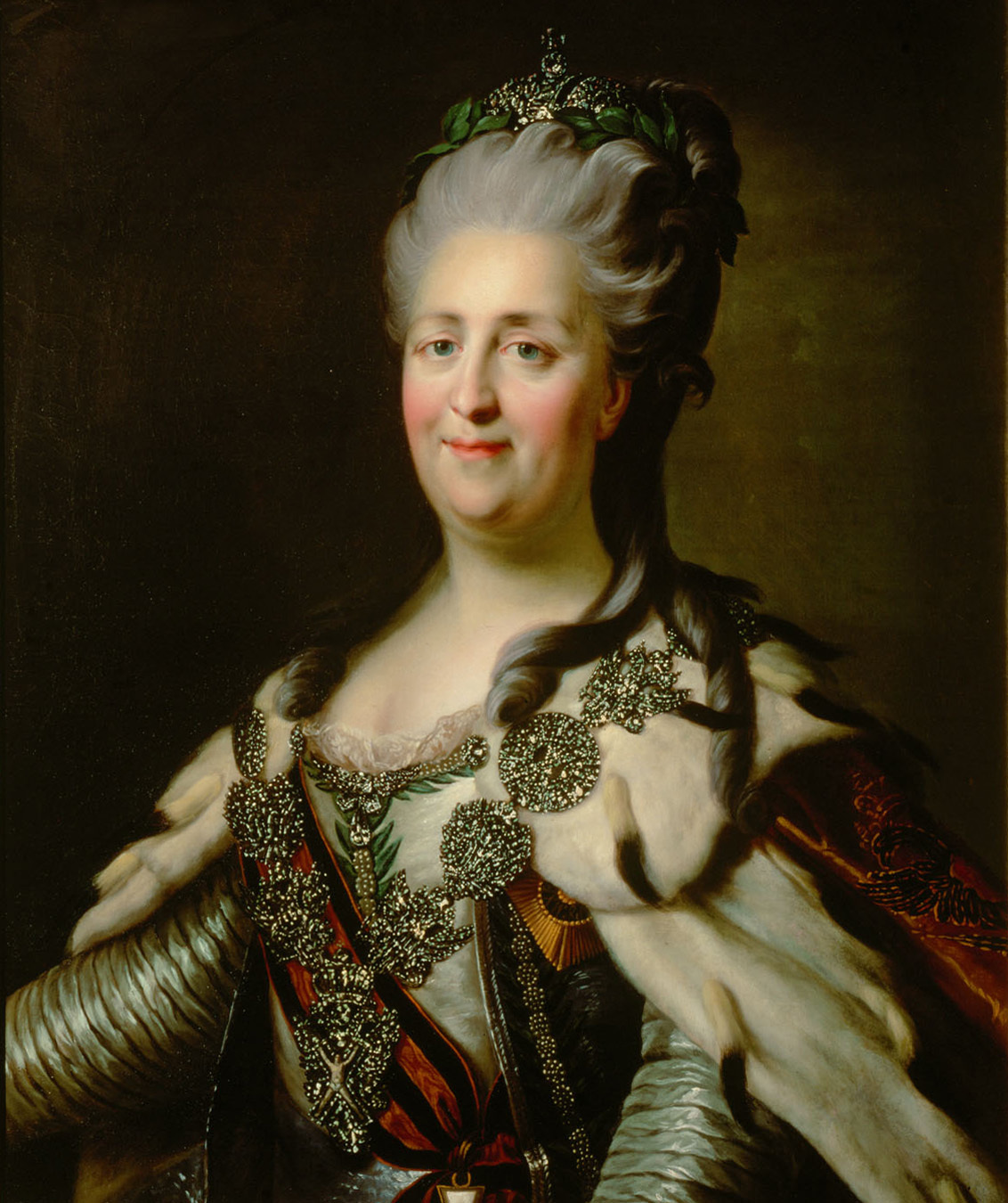 Catherine_II_after_Roslin,_Rokotov_(1780s,_Kunsthistorisches_Museum)
