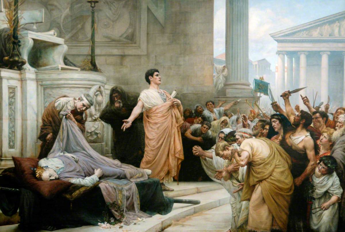 Marc_Antony's_Oration_at_Caesar's_Funeral_by_George_Edward_Robertson