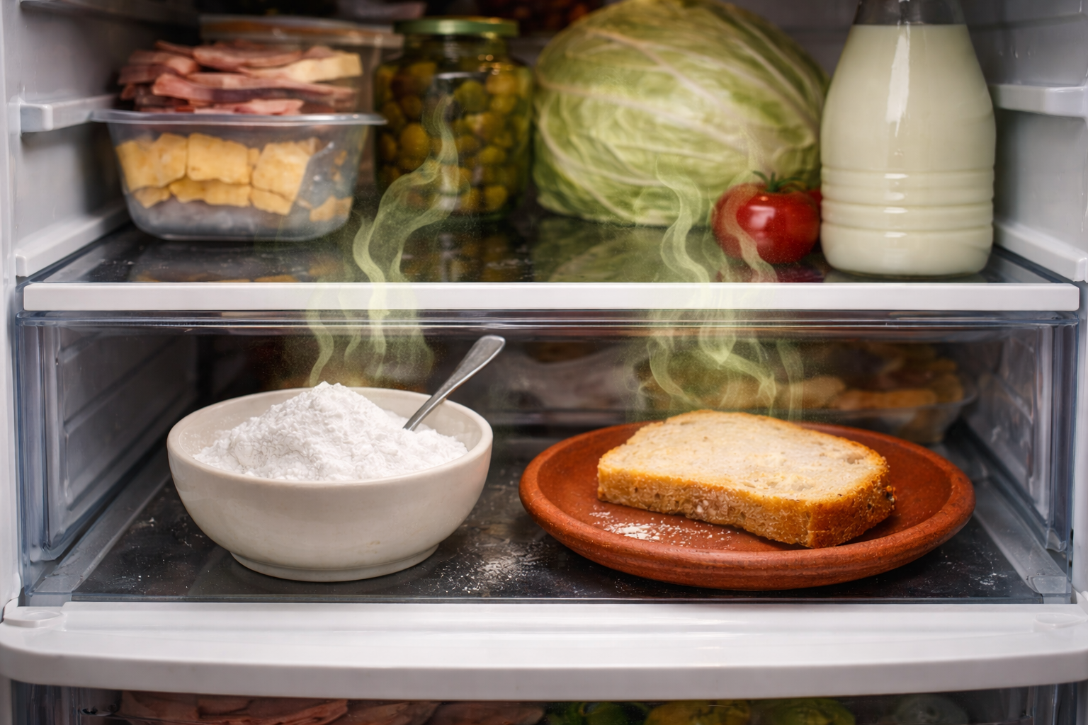 rešite se smradu iz hladilnika