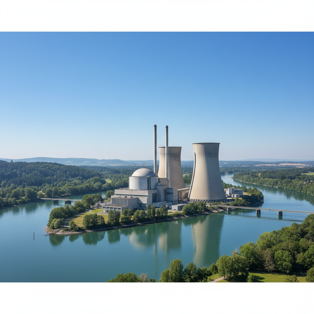 Jedrska elektrarna Beznau 1 Foto: - Slika je simbolična