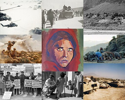Sovjetsko-afganistanska vojna kolaž - Foto: Wikimedia / Javna domena