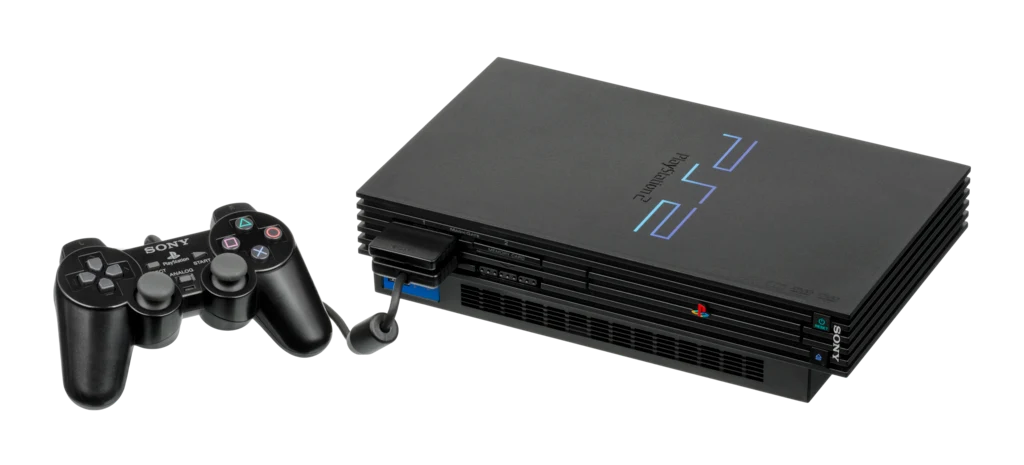 Sony PlayStation 2 s kontrolerjem - Foto: Evan-Amos Wikimedia / Javna domena