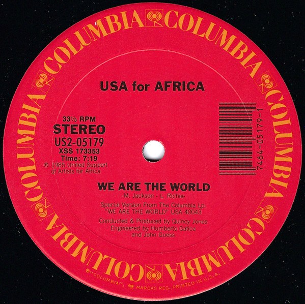 We Are The World - Foto: Columbia Wikimedia / Javna domena