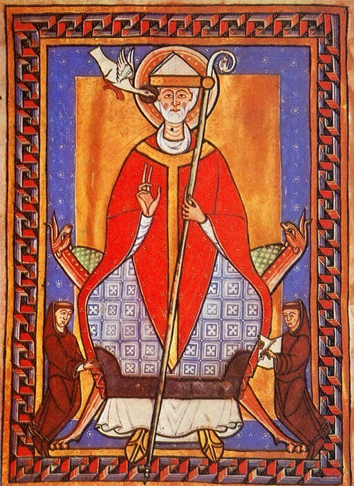 Ilustracija papeža Gregorja I. - Foto: Wikimedia / Javna domena