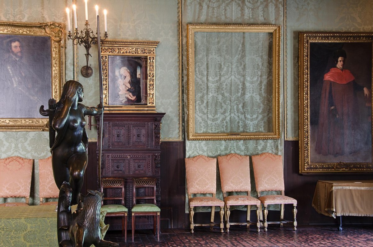 Prazni okvirji v muzeju Isabella Stewart Gardner - Foto: Wikimedia / Javna domena