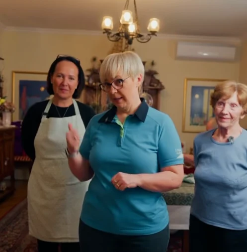 Predsednica v kuhinji: Nataša Pirc Musar pod nadzorom mame – “tukaj sem jaz šefica!”