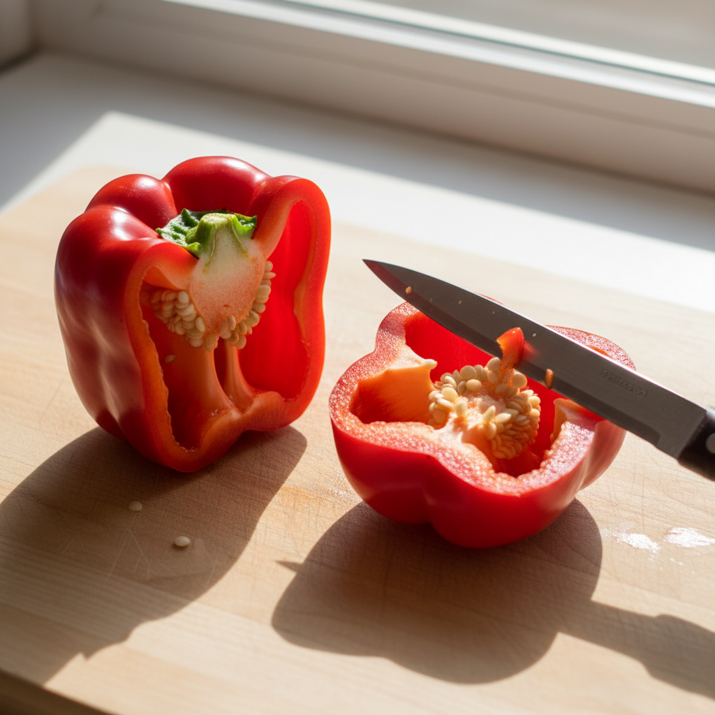 Rezanje paprike - ilustrativna slika