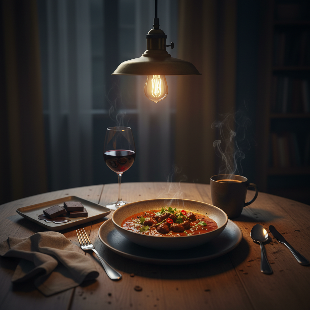 Večerja, Ilustrativna slika