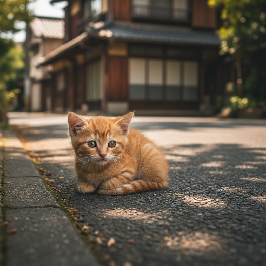 Potepuška mačka - simbolna slika