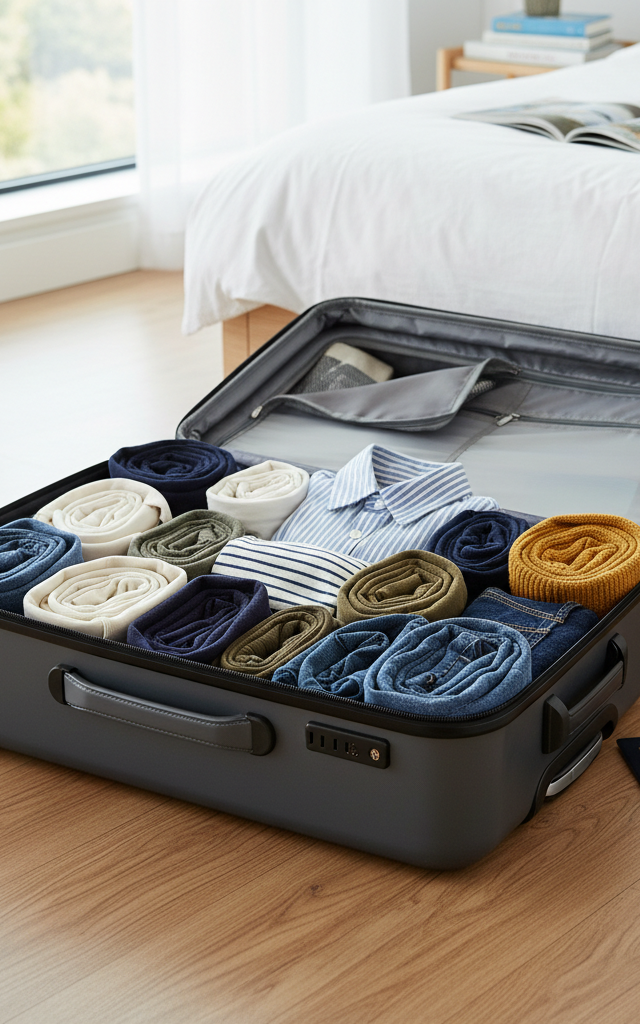 Ta trik pri pakiranju vam lahko reši dopust: več prostora v kovčku v nekaj sekundah