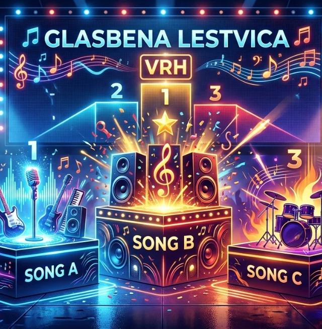 Glasbena lestvica: tri nove pesmi, ki se borijo za vrh - GLASUJTE za svojega favorita!