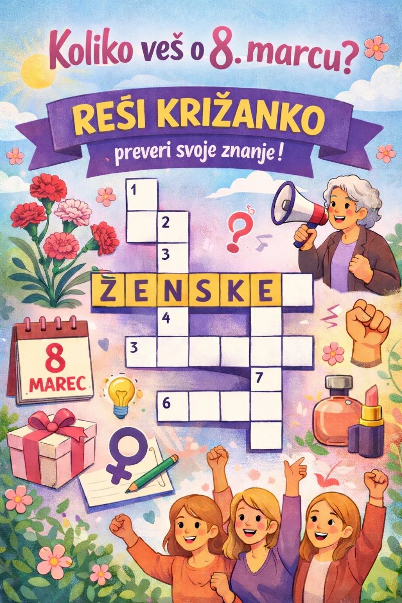 Križanka o mednarodnem dnevu žena