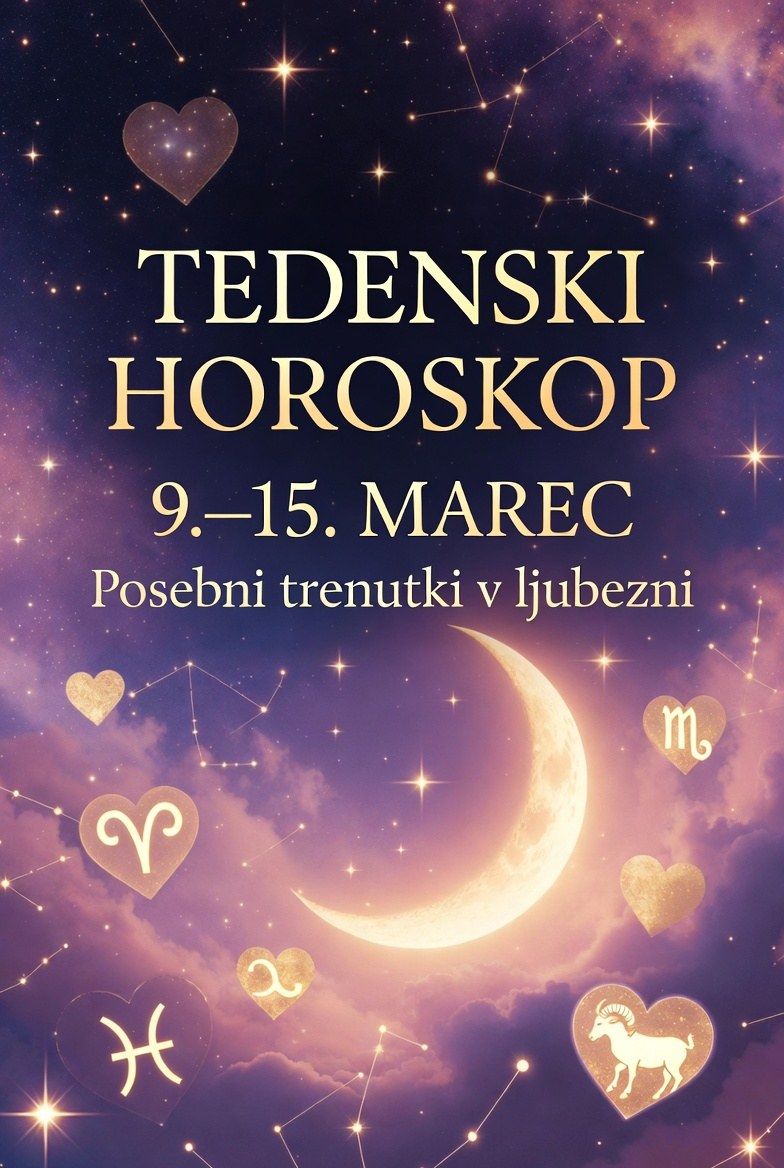 Tedenski horoskop 9.–15. marec: ljubezen in priložnosti