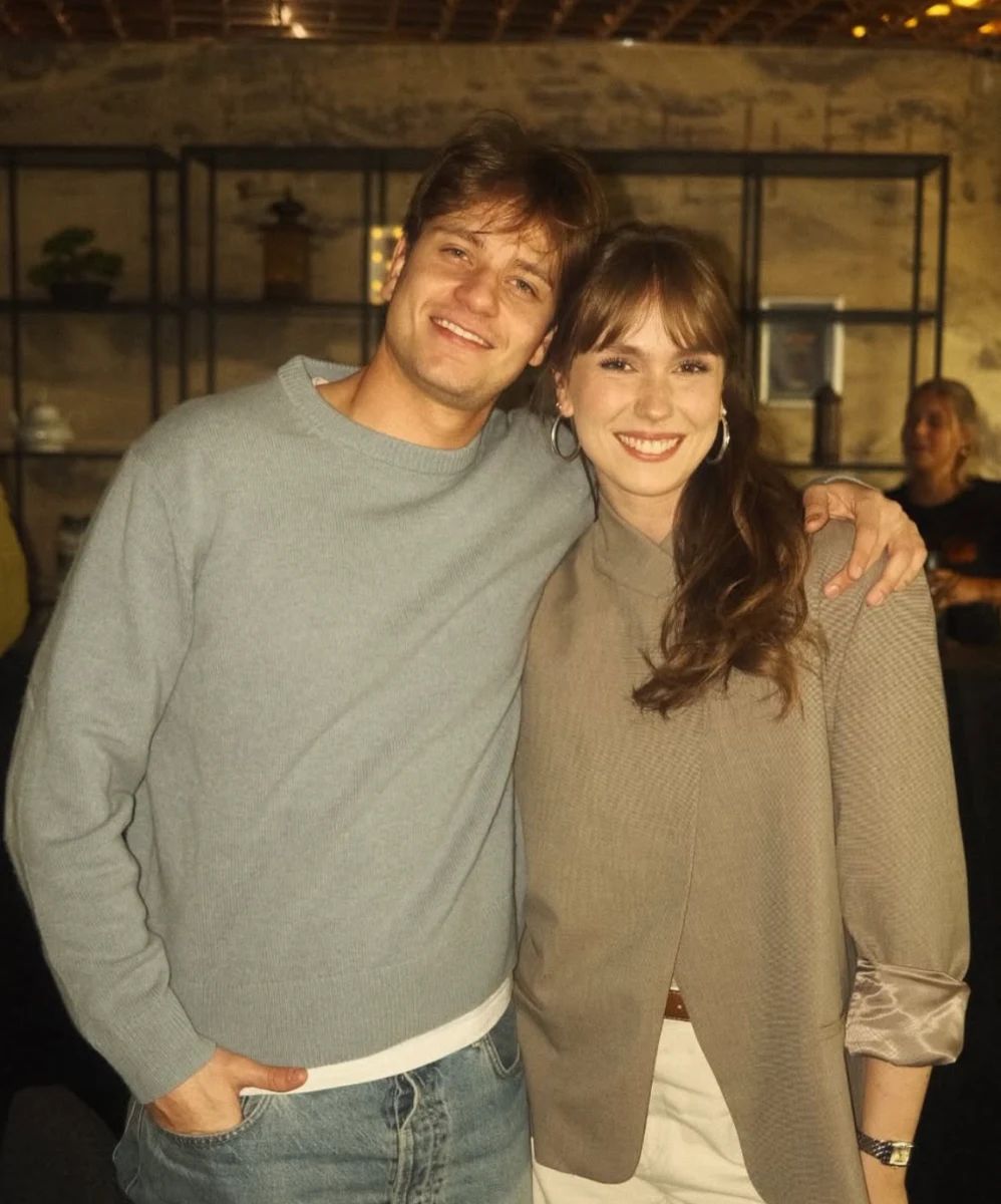 Melani Mekicar je v Stožicah ujela trenutek z mladim hrvaškim pevcem Jakovom Jozinovićem - Foto: Instagram/Melani Mekicar