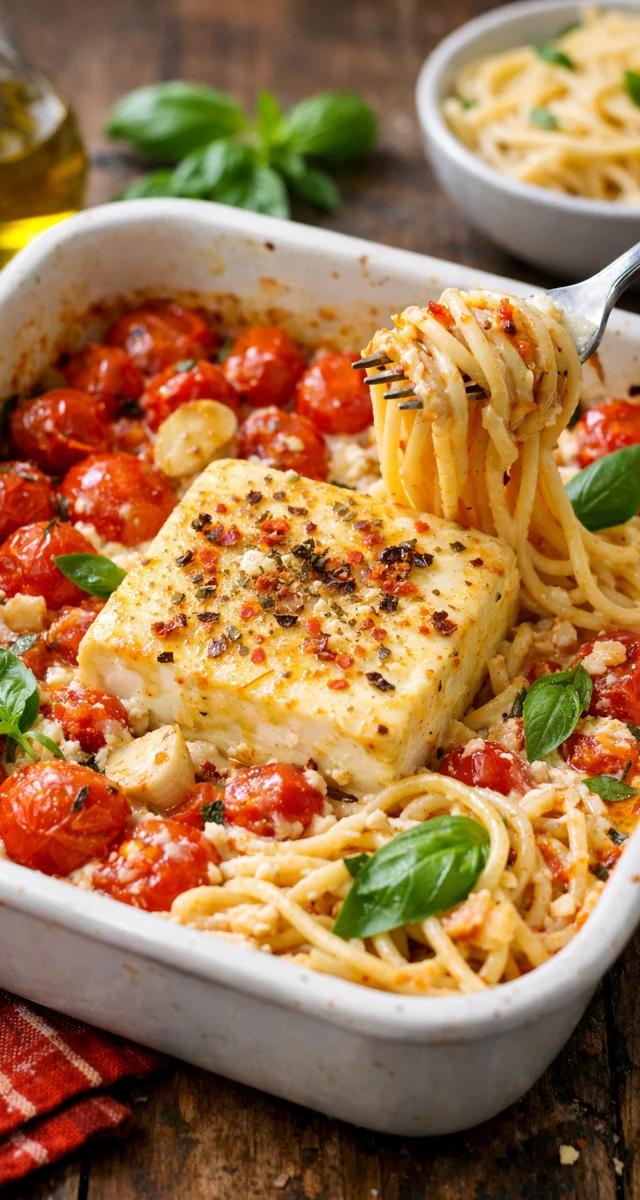 Viralni TikTok recept: testenine s pečeno feto, ki so navdušile internet