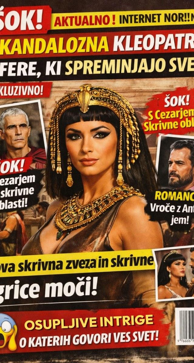 KRALJICA ŠKANDALOV! Kleopatra z zapeljivostjo obvladovala imperije – njene afere bi danes raznesle internet