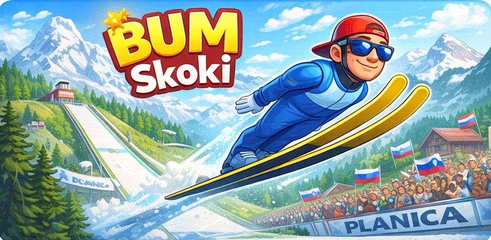 Spletna igra BUM Skoki - Planica Madness