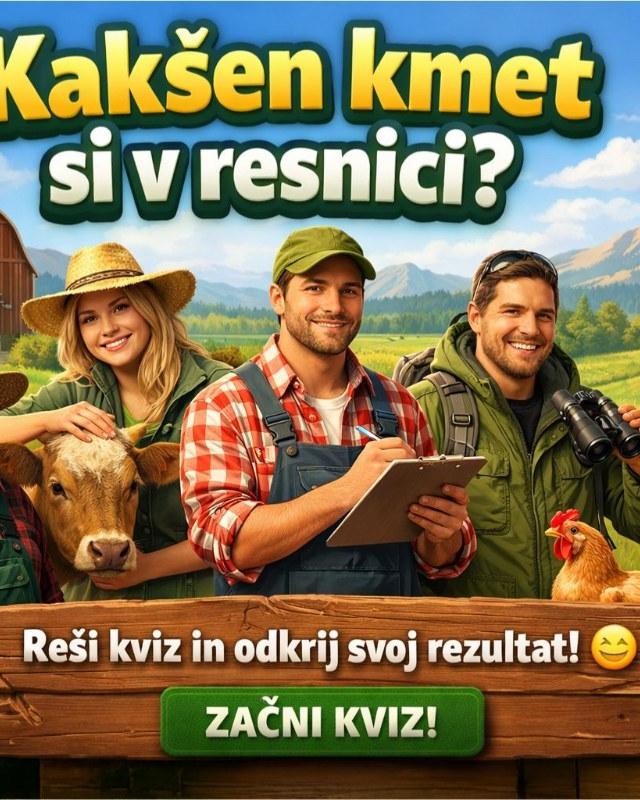 KVIZ: Kakšen kmet si v resnici? Ta zabaven kviz razkriva več, kot si misliš!