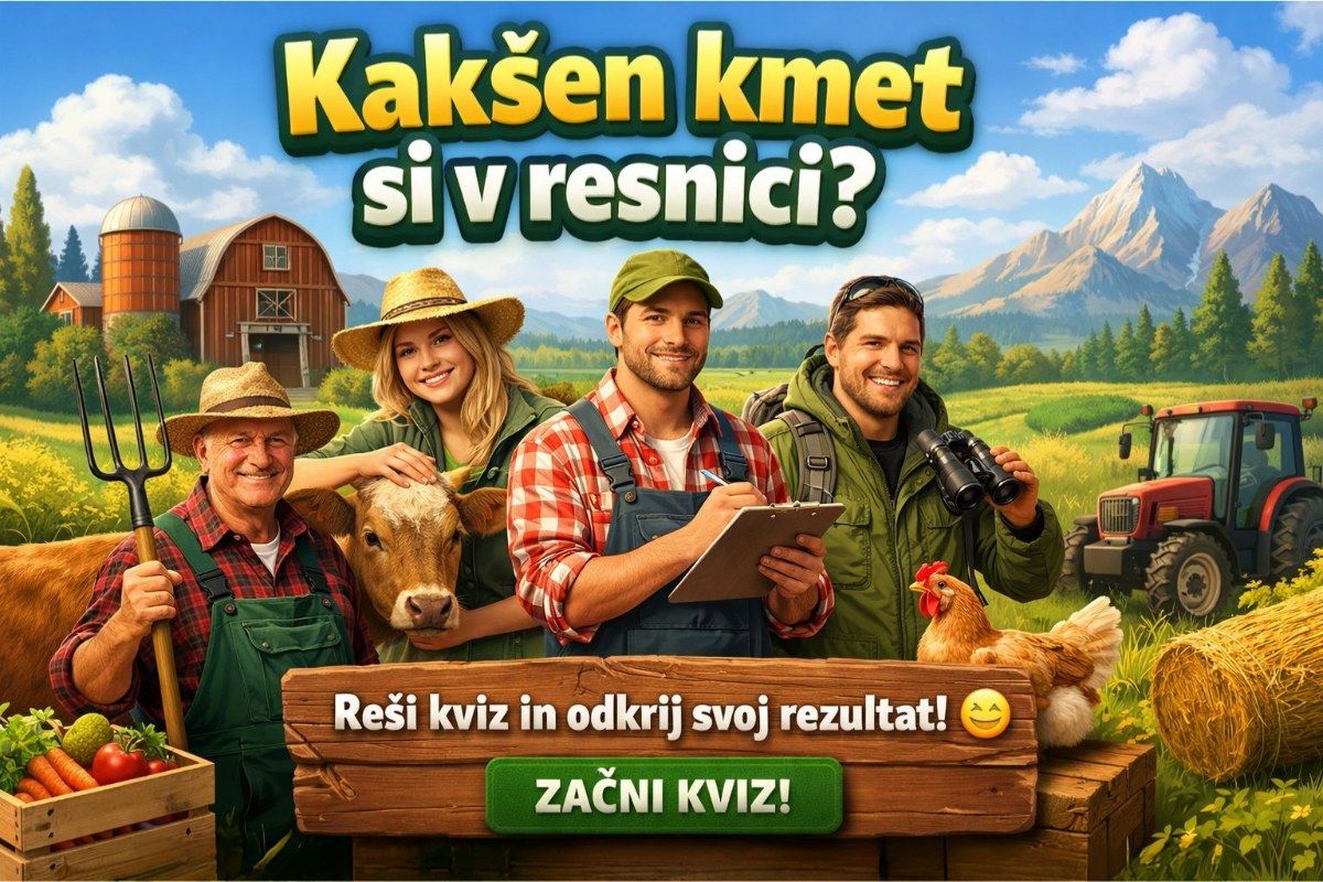 KVIZ: Kakšen kmet si v resnici?