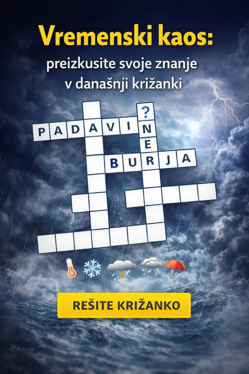 Spletna križanka - Vremenski kaos