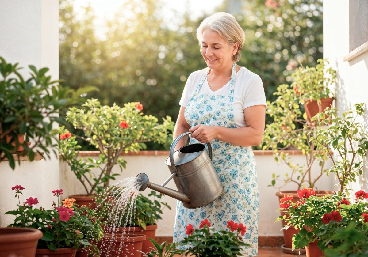 Zalivanje rastlin v stanovanju