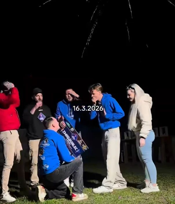 Mark in Žan sta se zaročila