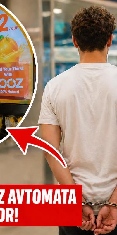 Francoski študent v Singapurju obliznil slamico iz avtomata za sok – zaradi te “šale” mu zdaj grozi zapor!