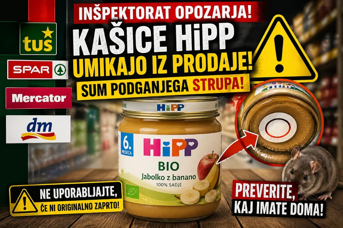 HiPP kašice se preentivno umikajo iz prodaje